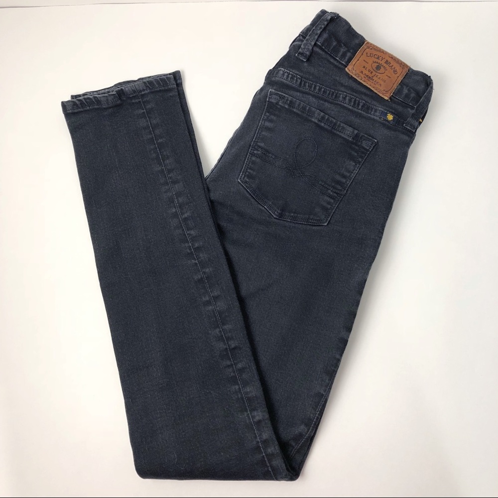 Lucky Brand Black Sofia Skinny Jeans